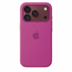 Apple Siliconenhoesje met MagSafe Apple iPhone 18 Pro - Magenta