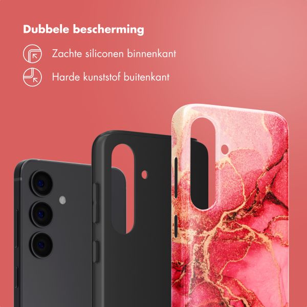 Selencia Vivid Backcover Samsung Galaxy S24 - Rosy Marble