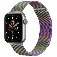 imoshion Milanees magnetisch bandje Apple Watch Series 1 - 9 / SE (38/40/41 mm) | Series 10 / 11 (42 mm) - Maat M - Colorful