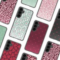 imoshion Design hoesje Samsung Galaxy S23 FE - Bloom Love Sage Green