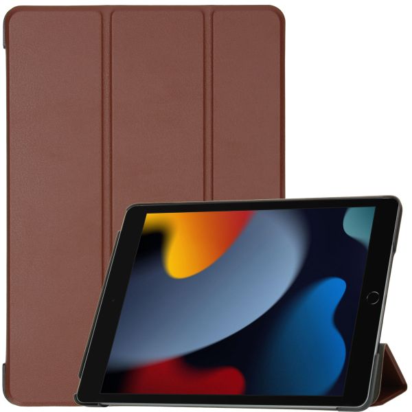 imoshion Trifold Bookcase iPad 7 (2019) / iPad 8 (2020) / iPad 9 (2021) 10.2 inch - Bruin