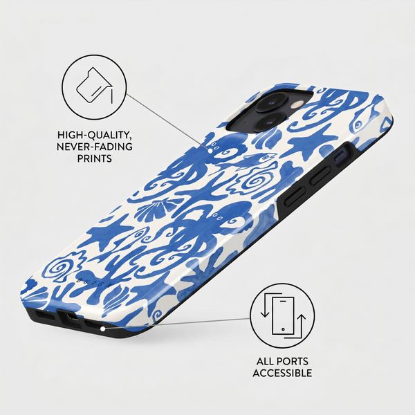 Burga Tough Back Cover with MagSafe Apple iPhone 15 - Nera