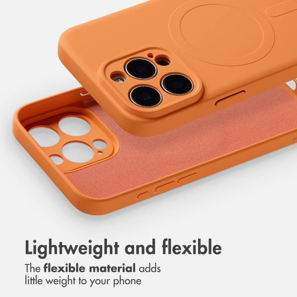 imoshion Colour Back Cover with MagSafe Apple iPhone 15 Pro Max - Orange