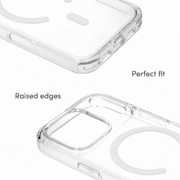 Selencia Rivièra MagSafe Back Cover with detachable hooks Apple iPhone 18 Pro / 17 Pro - Transparent