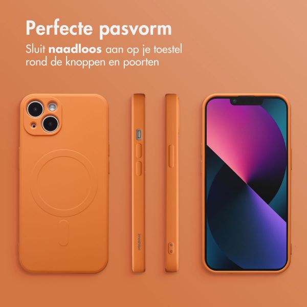 imoshion Color Backcover met MagSafe Apple iPhone 13 - Neon Orange