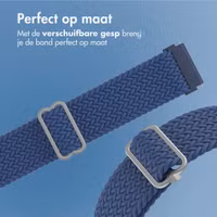 imoshion Nylon geweven bandje Samsung Galaxy Watch 7 40/44 mm - Donkerblauw