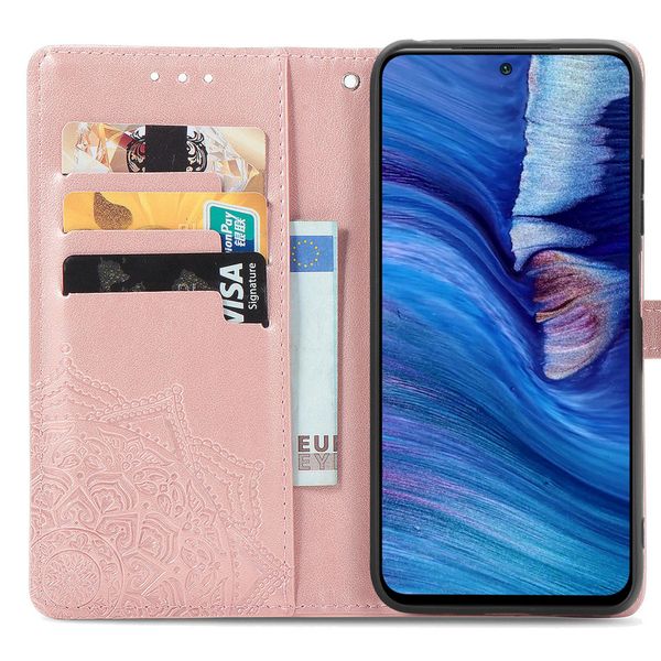 imoshion Mandala Bookcase Xiaomi Redmi Note 10 (5G) - Rosé Goud