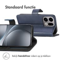 imoshion Luxe Bookcase Oppo Find X9 - Donkerblauw