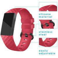 imoshion Siliconen bandje Fitbit Charge 3 / 4 - Rood