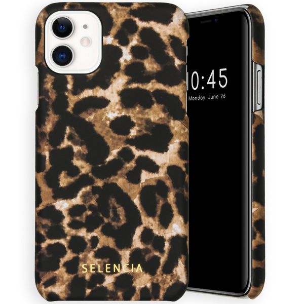 Selencia Maya Fashion Backcover iPhone 11 - Brown Panther