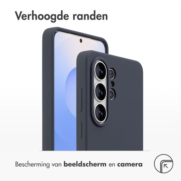Accezz Liquid Silicone Backcover met MagSafe Samsung Galaxy S26 Ultra - Donkerblauw