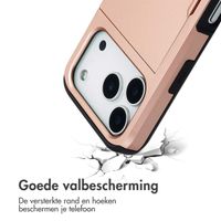 imoshion Backcover met pasjeshouder Apple iPhone 17 Pro - Rosé Goud