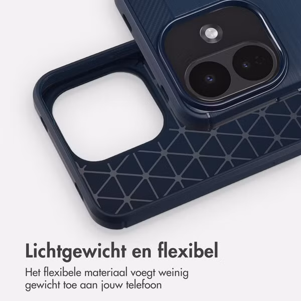 imoshion Brushed Backcover Xiaomi Redmi Note 17 Pro - Donkerblauw