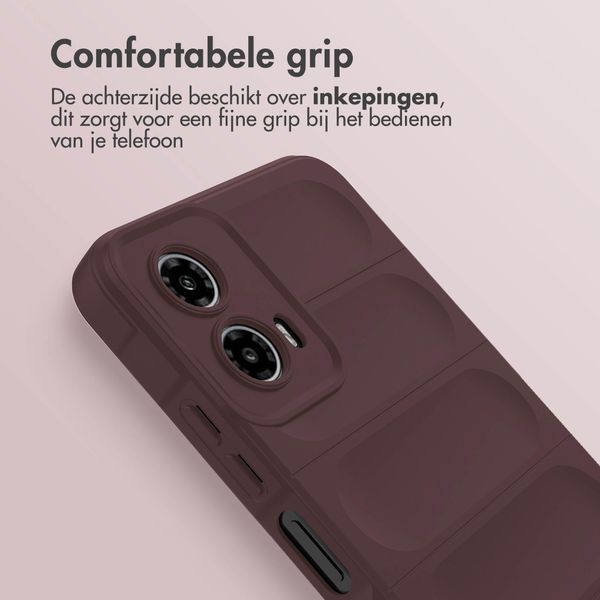 imoshion EasyGrip Backcover Motorola Moto G34 - Aubergine