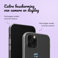 Gepersonaliseerd hoesje met naam iPhone 12 (Pro) - Transparant