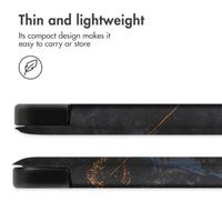 imoshion Design Trifold Case Apple iPad Pro 13 (2025) M5 / (2024) M4 - Black Marble