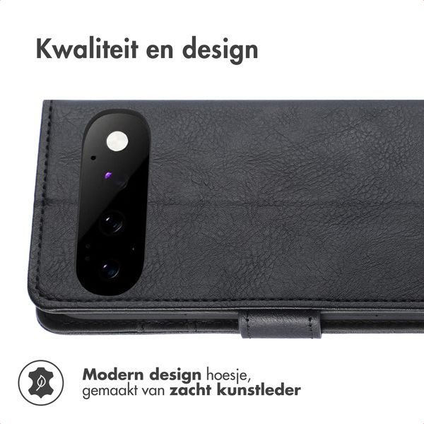 Luxe Bookcase voor de Google Pixel 11 - Zwart