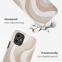 Selencia Vivid Tough Backcover iPhone 11 - Desert Waves Beige