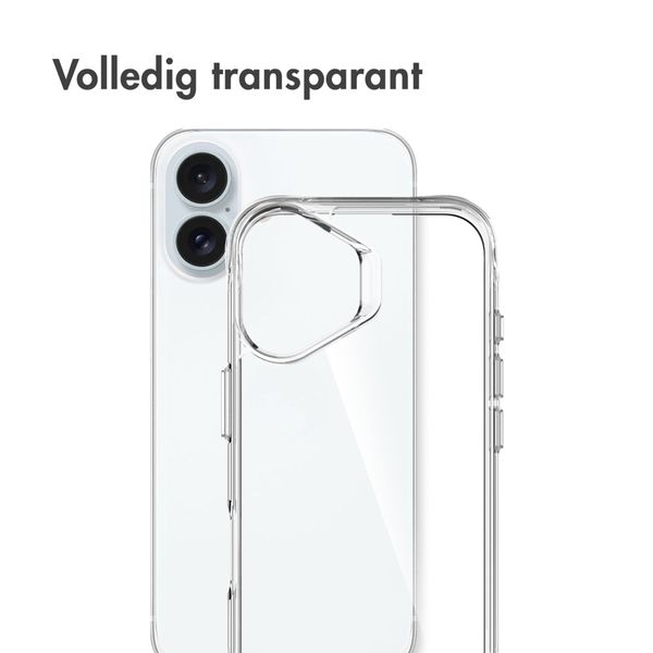 imoshion Rugged Air Case Apple iPhone 16 - Transparant