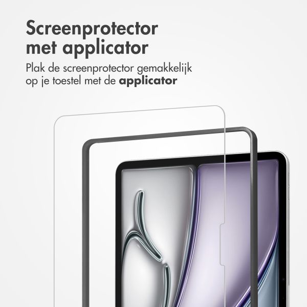 Accezz Glass screenprotector + Applicator Apple iPad Pro 11 (2025) M5 / (2024) M4