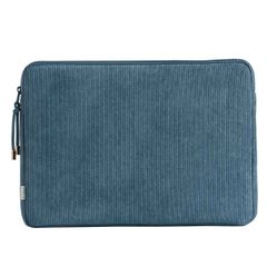 Selencia Corduroy Laptop hoes 13-14 inch - Laptopsleeve - Slate Blue