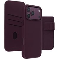 Accezz Leather Bookcase 2-in-1 met MagSafe Apple iPhone 18 Pro / 17 Pro - Heath Purple