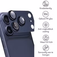 imoshion Camera Protector Glas 2 Pack Apple iPhone 17 Pro - Deep Blue