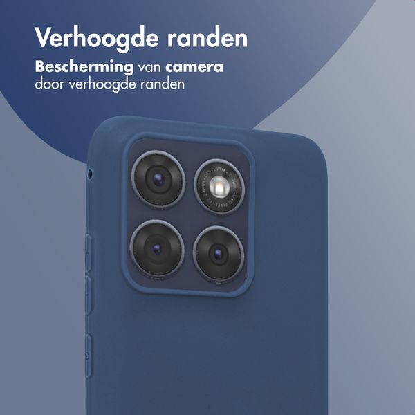 imoshion Color Backcover Motorola Edge 70 Fusion - Donkerblauw