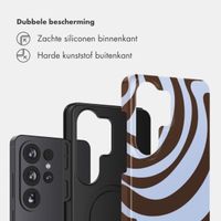 Selencia Vivid Backcover Samsung Galaxy S26 Ultra - Dream Swirl Chocolate