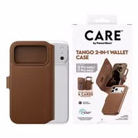 CARE by PanzerGlass Tango 2 in 1 Wallet Case MagSafe Apple iPhone 18 Pro Max / 17 Pro Max - Bruin
