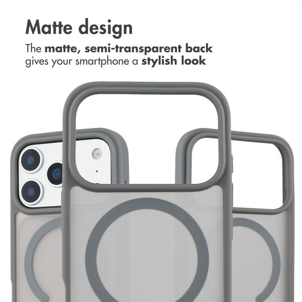 imoshion Colour Guard Back Cover with MagSafe Apple iPhone 17 Pro Max - Grey