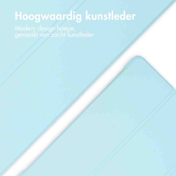 imoshion Trifold Hardcase Bookcase Apple iPad Pro 12.9 (2018/2020/2021/2022) - Lichtblauw