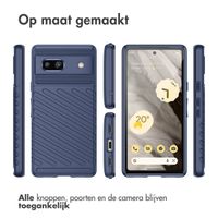 imoshion Thunder Backcover Google Pixel 7a - Donkerblauw