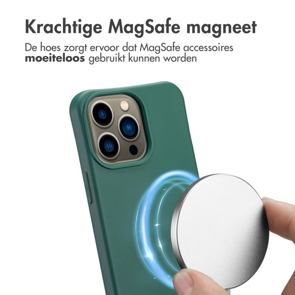 imoshion Color Backcover met afneembaar koord MagSafe Apple iPhone 13 Pro - Donkergroen