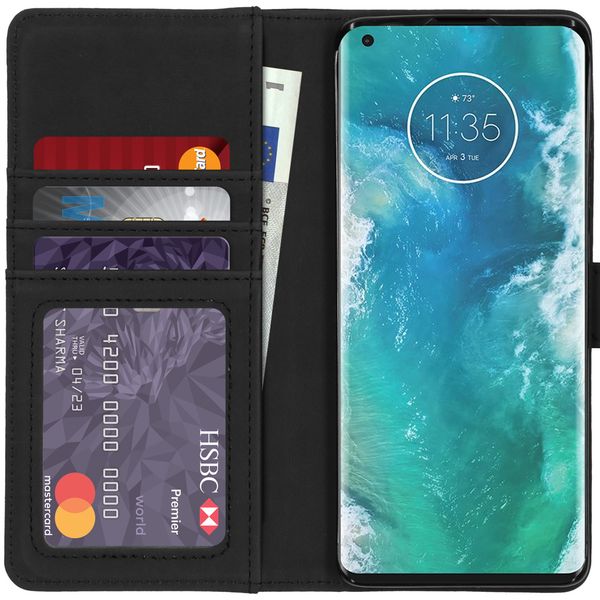 imoshion Luxe Bookcase Motorola Edge Plus - Zwart