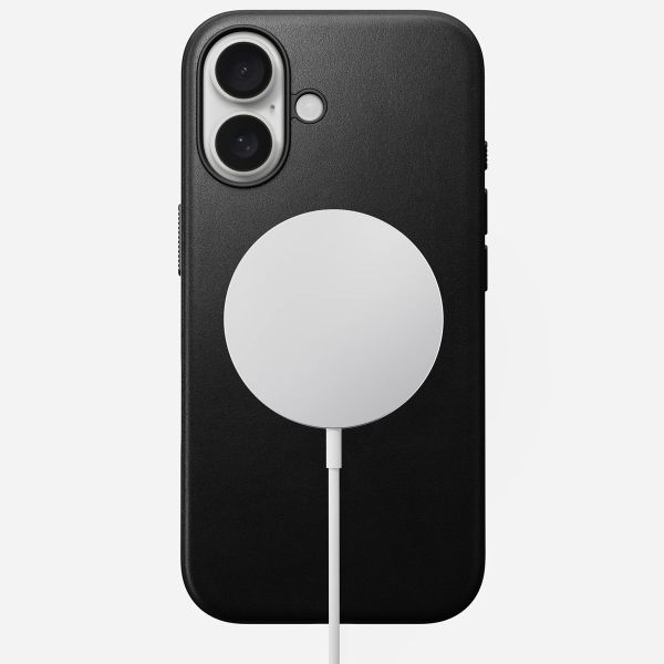 Nomad Modern Leather Case iPhone 16 - Black