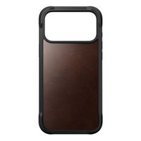 Nomad Rugged Horween Leather Backcover Apple iPhone 17 Pro Max - Rustic Brown