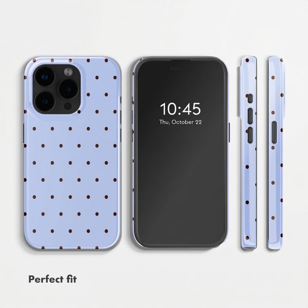 Selencia Vivid Back Cover with MagSafe Apple iPhone 15 Pro - Happy Dots Digital Sky