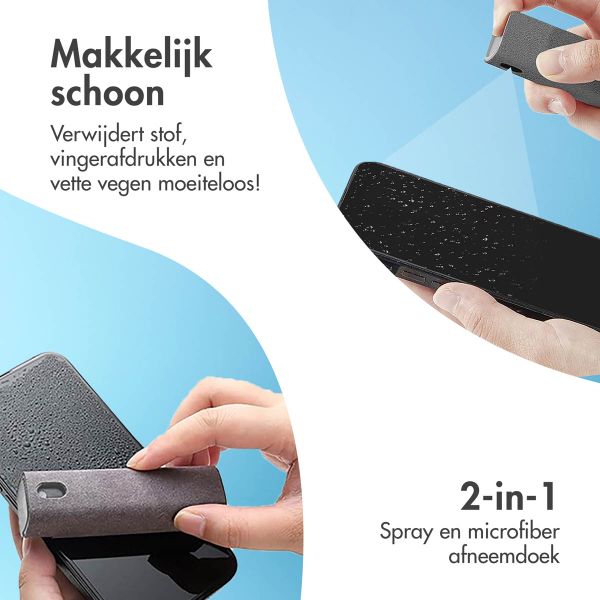 Accezz 2-in-1 Schermreiniger Spray - Grijs