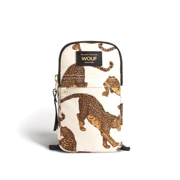 Wouf Crossbody Phone Bag - Telefoontasje - The Leopard