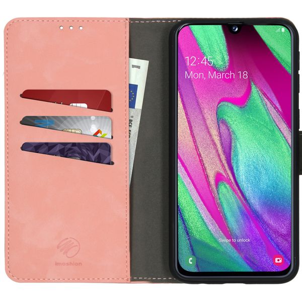 imoshion Uitneembare 2-in-1 Luxe Bookcase Samsung Galaxy A40 - Roze