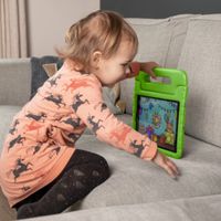 imoshion Kidsproof Backcover met handvat iPad Air 5 (2022) / Air 4 (2020) - Groen