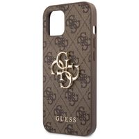 Guess 4G Metal Logo Backcover Apple iPhone 13 Mini - Bruin
