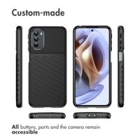 imoshion Thunder Backcover Motorola Moto G31 / G41 - Zwart