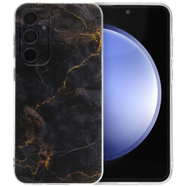 imoshion Design hoesje Samsung Galaxy S23 FE - Black Marble