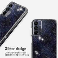 imoshion Clear Glitter Backcover Samsung Galaxy A15 (5G/4G) - Zilver