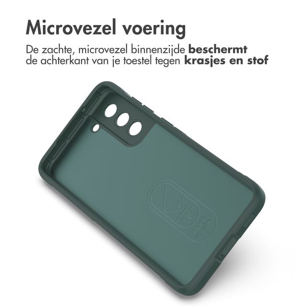 imoshion EasyGrip Backcover Samsung Galaxy S21 FE - Donkergroen