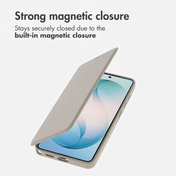 imoshion Transparent Bookcase with MagSafe Samsung Galaxy S26 Ultra - Beige