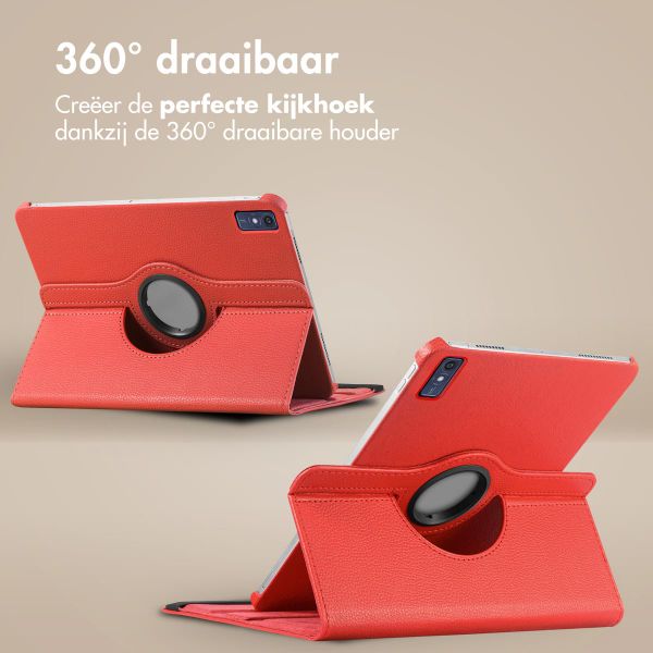 imoshion 360° draaibare Bookcase Lenovo Tab M10 5G - Rood