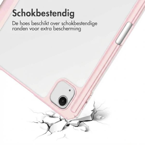 imoshion Trifold Hardcase Bookcase Apple iPad Air 13 inch (2026) M4 / (2025) M3 / (2024) M2 - Roze